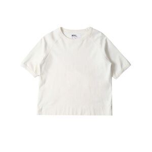 MARGARET HOWELL Cotton Jersey Raglan Sleeve T-Shirt Women WHITE T-Shirts & Tops